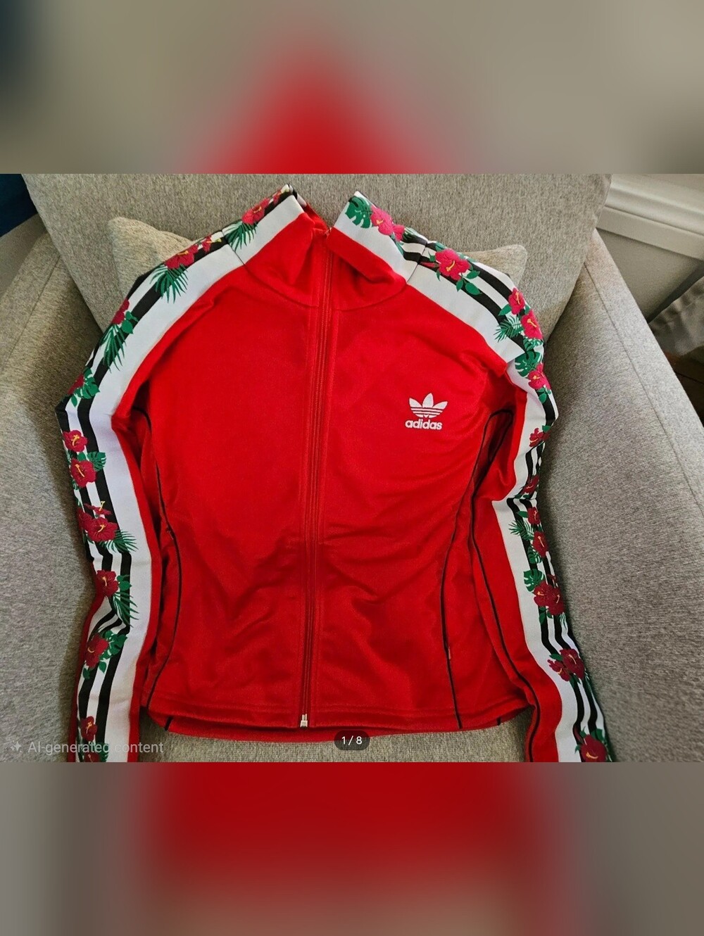 ISO This Adidas Originals Hibiscus Flower Jacket Size Medium